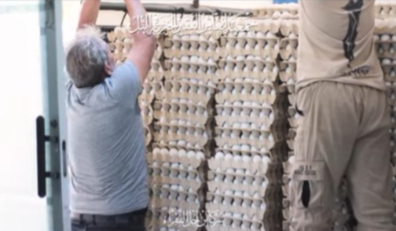 الإنتهاء من توزيع المساعدات الشهرية لشهر أيلول